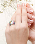 Easton Multi Stone Ring