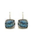 Labradorite 18K Gold Earrings