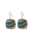 Labradorite 18K Gold Earrings
