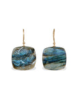Labradorite 18K Gold Earrings