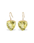 Lemon Quartz 18K Gold Earrings