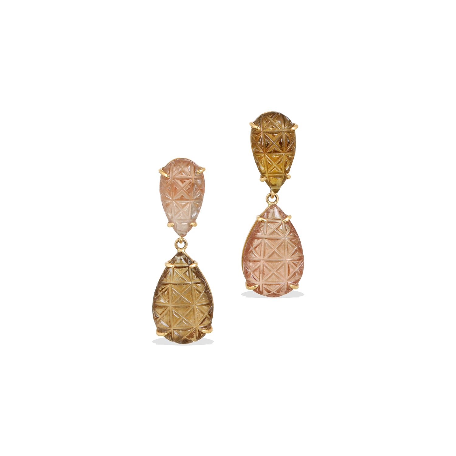 Tourmaline 18K Gold Earrings