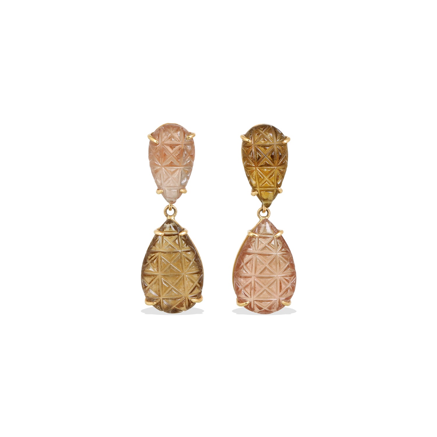 Tourmaline 18K Gold Earrings