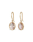 Morganite 18K Gold Earrings