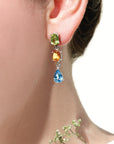 Brecken Color Stone Earrings