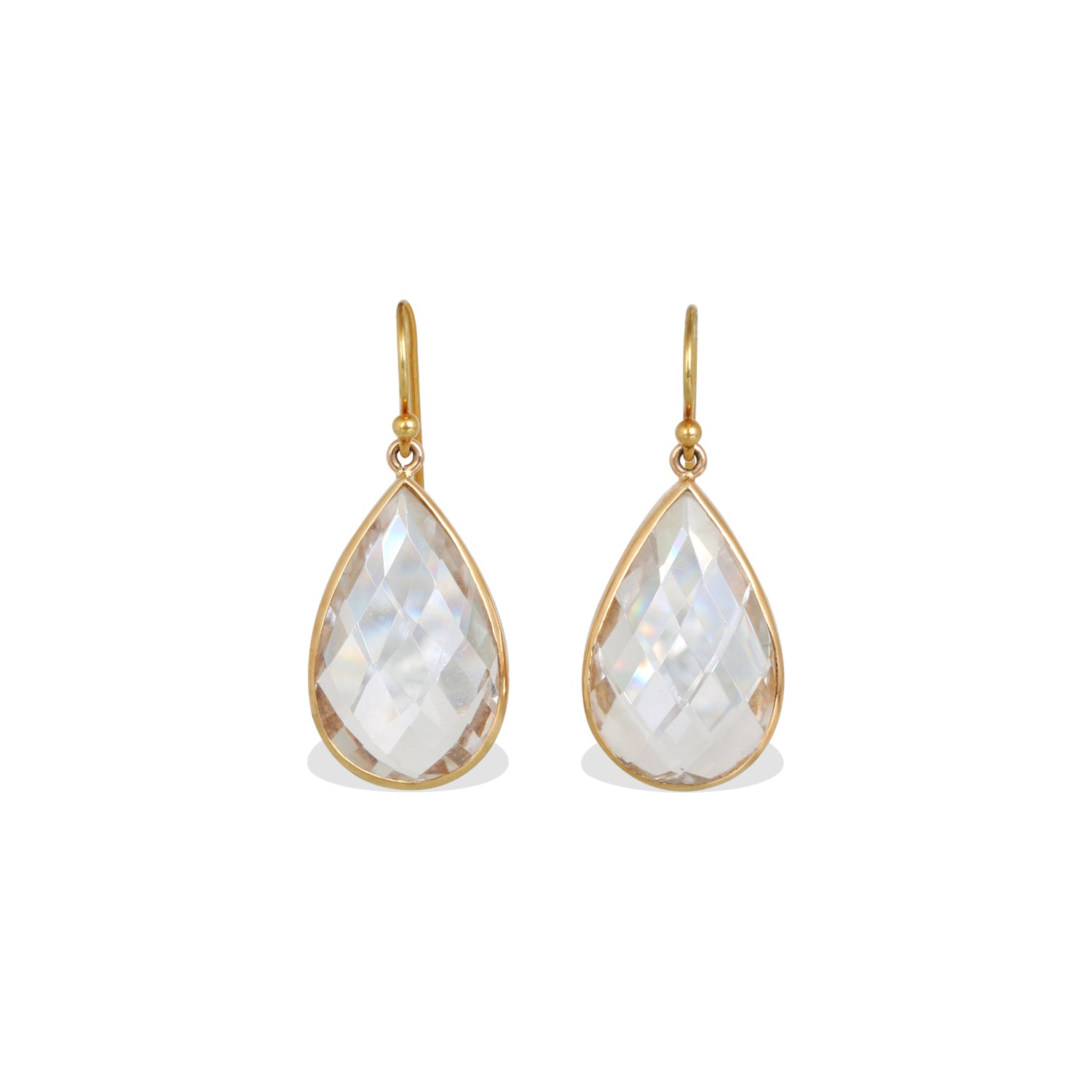 Crystal 18K Gold Earrings
