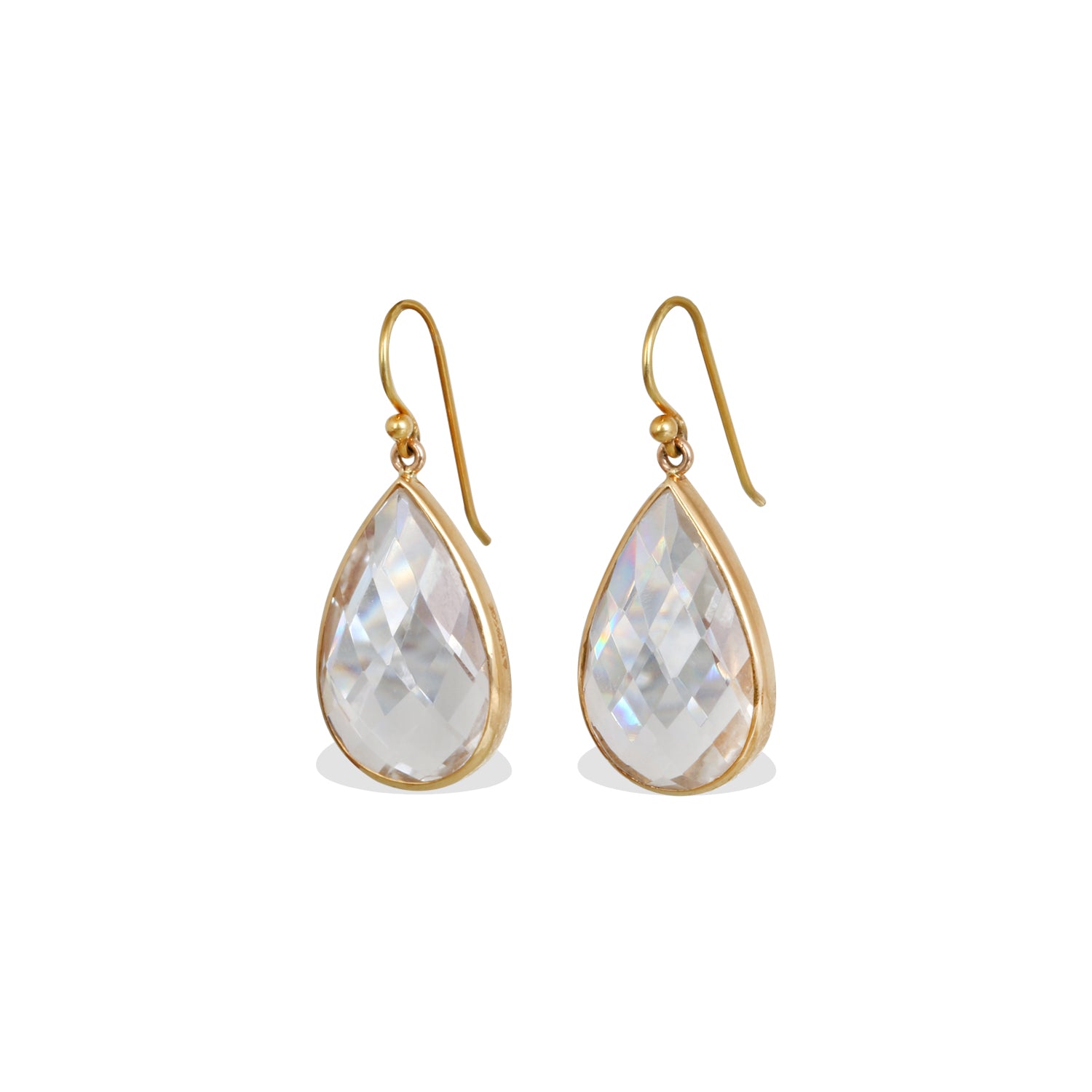 Crystal 18K Gold Earrings