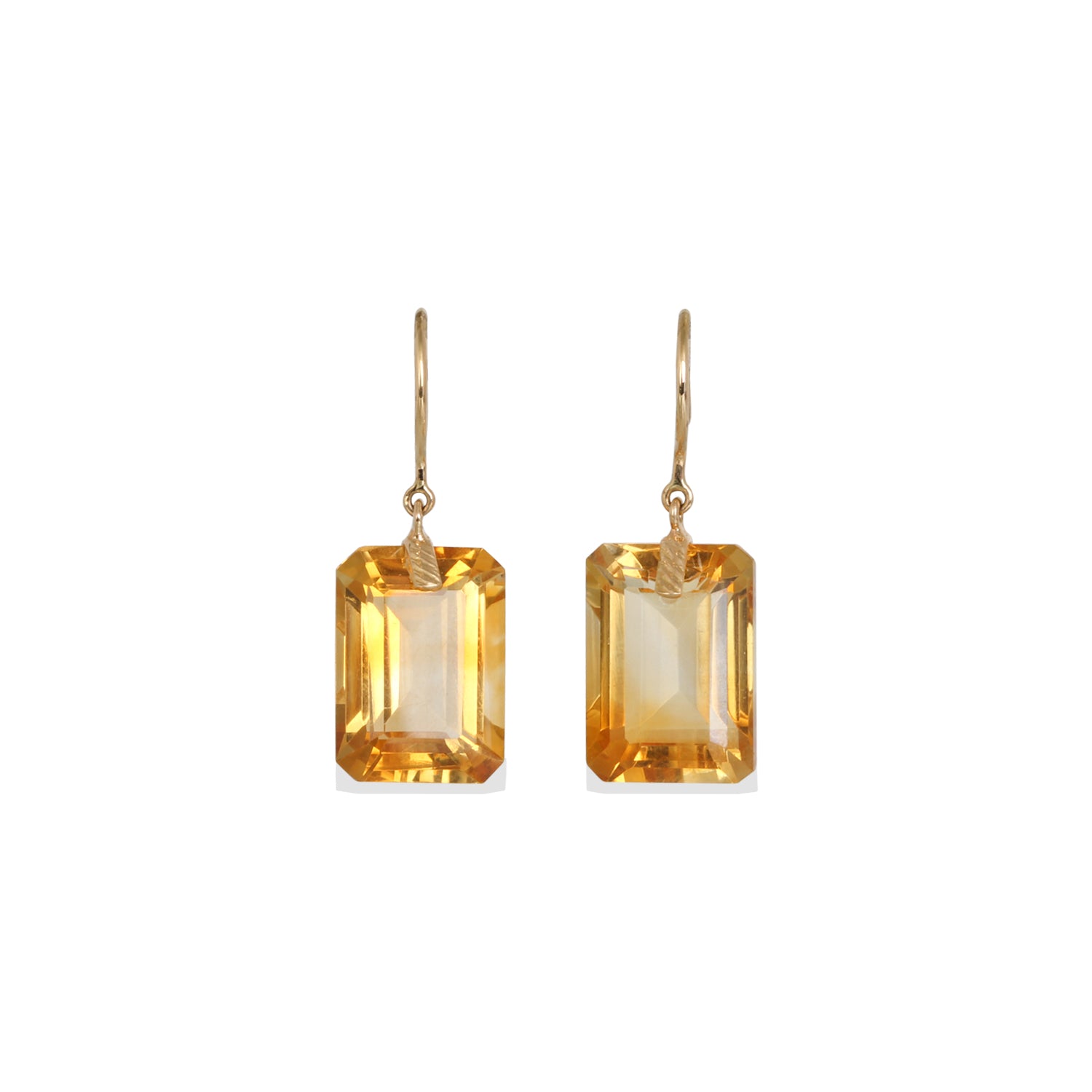 Citrine 18K Gold Earrings