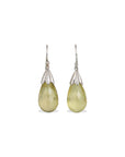 Lemon Quarts 18K Gold Earrings
