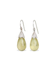Lemon Quarts 18K Gold Earrings