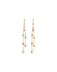 Diamond Drop 18K Gold Earrings