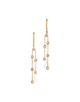 Diamond Drop 18K Gold Earrings
