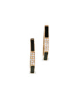 Black Onyx & Diamond 14K Gold Earrings