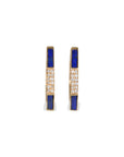Black Onyx & Diamond 14K Gold Earrings
