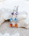 Grey Color Stone Earrings