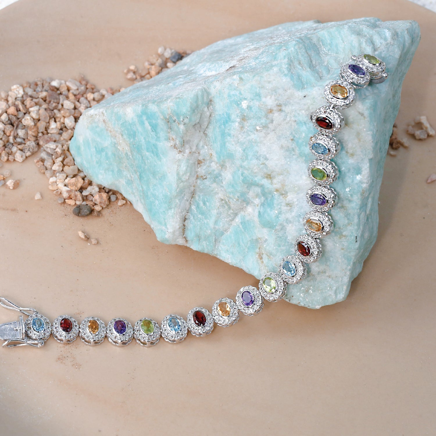 Jonas color stone bracelet