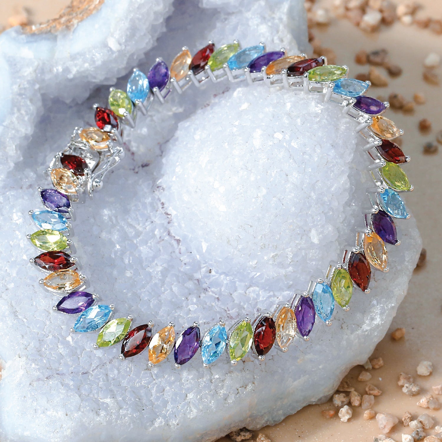 Grady color stone bracelet