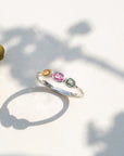Vance Multi-stone Tourmaline Ring