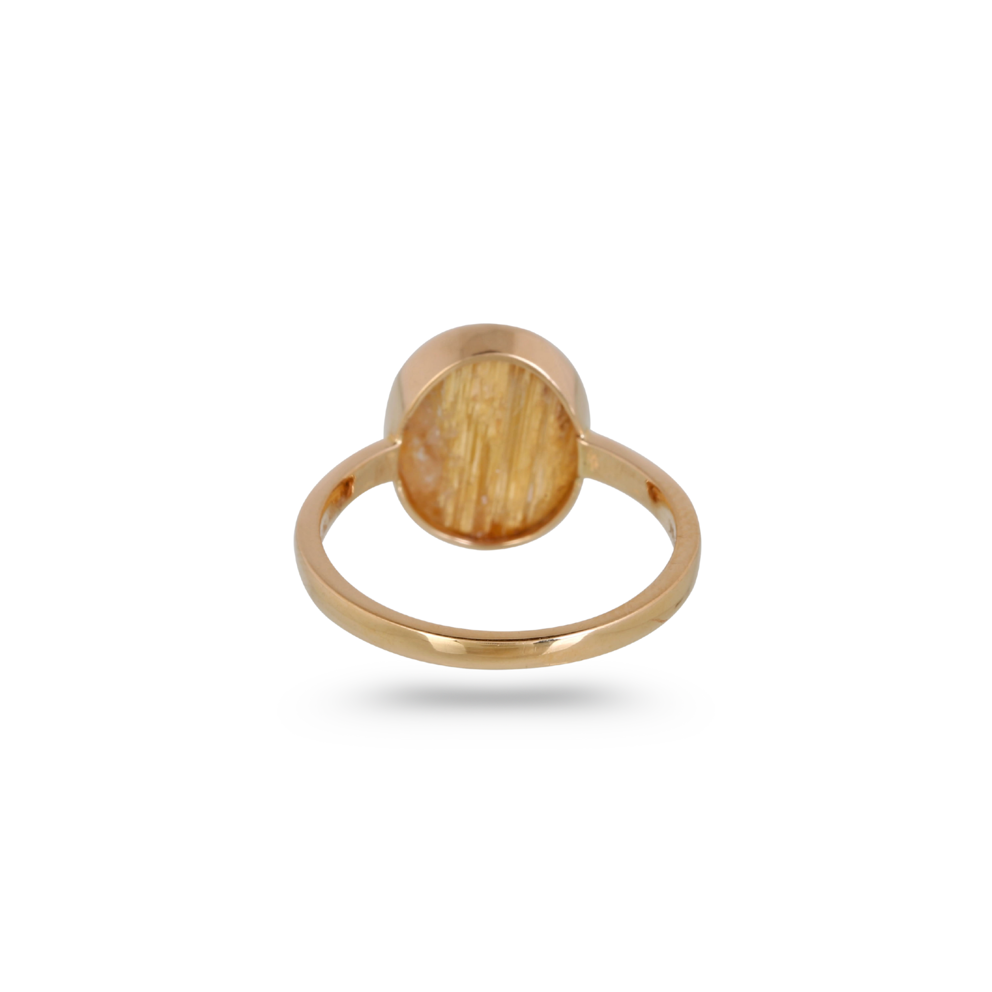 Minato Golden Rutile Ring