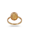 Minato Golden Rutile Ring