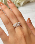 Flexible Micro Pave Diamond Band