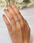 Flexible Micro Pave Diamond Band