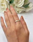 Stepping Diamond Ring