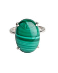Beauteous malachite ring