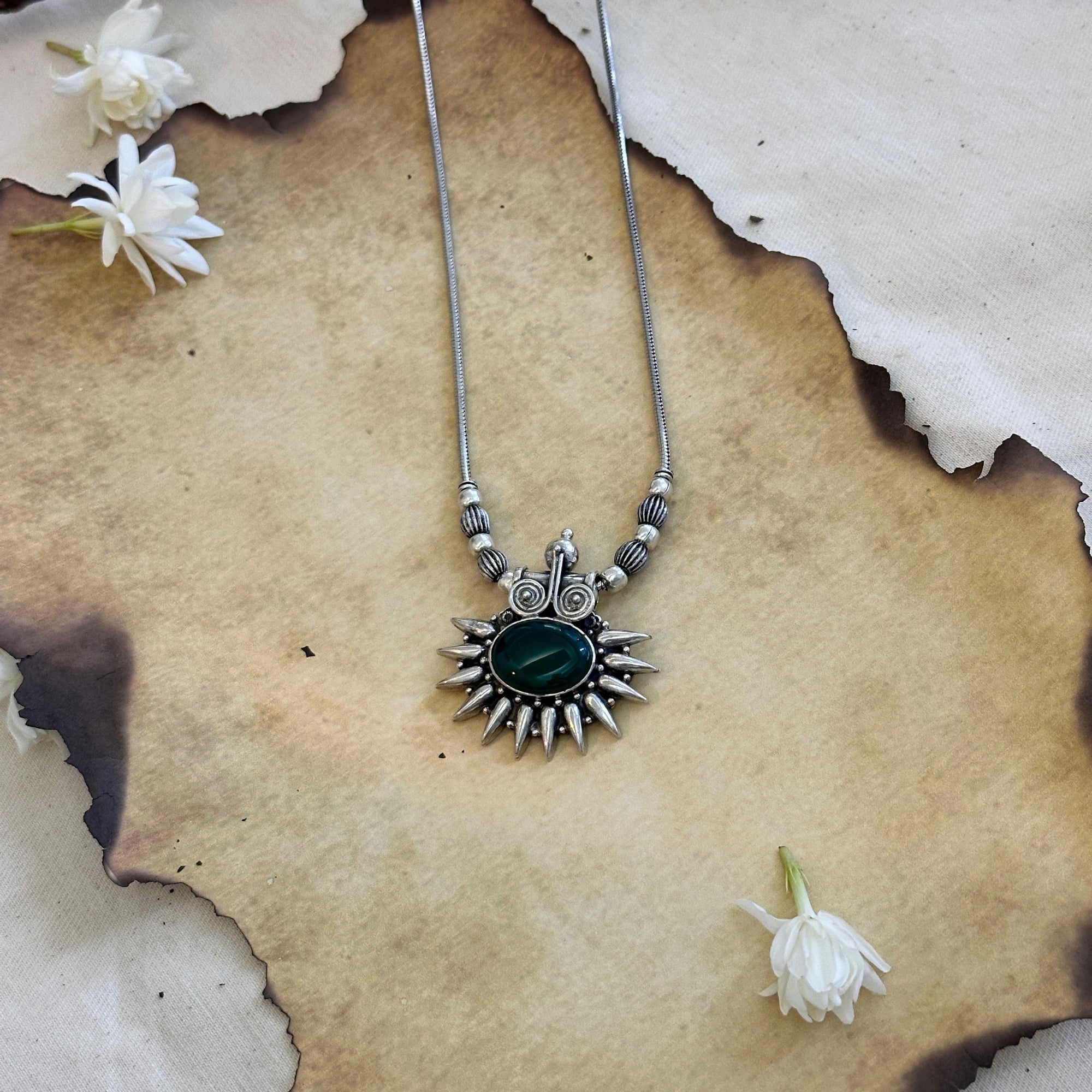 Soorya Traditional Silver 925 Necklace