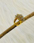 Grey Hues Beads Ring