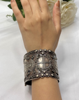 Veda Traditional Silver 925 Cuff Bangle