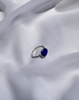 Lapis Lazuli 18K White Gold Ring