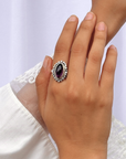 Nayan Traditional Gemstone Silver 925 Ring