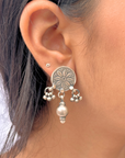 Kavye Traditional Silver 925 Earrings