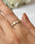 Stepping Diamond Ring