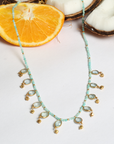 Lizy Colorstone 18K Gold Plated Silver 925 Necklace