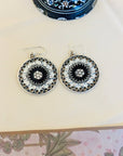 Vamsi Enamel Silver 925 Earrings