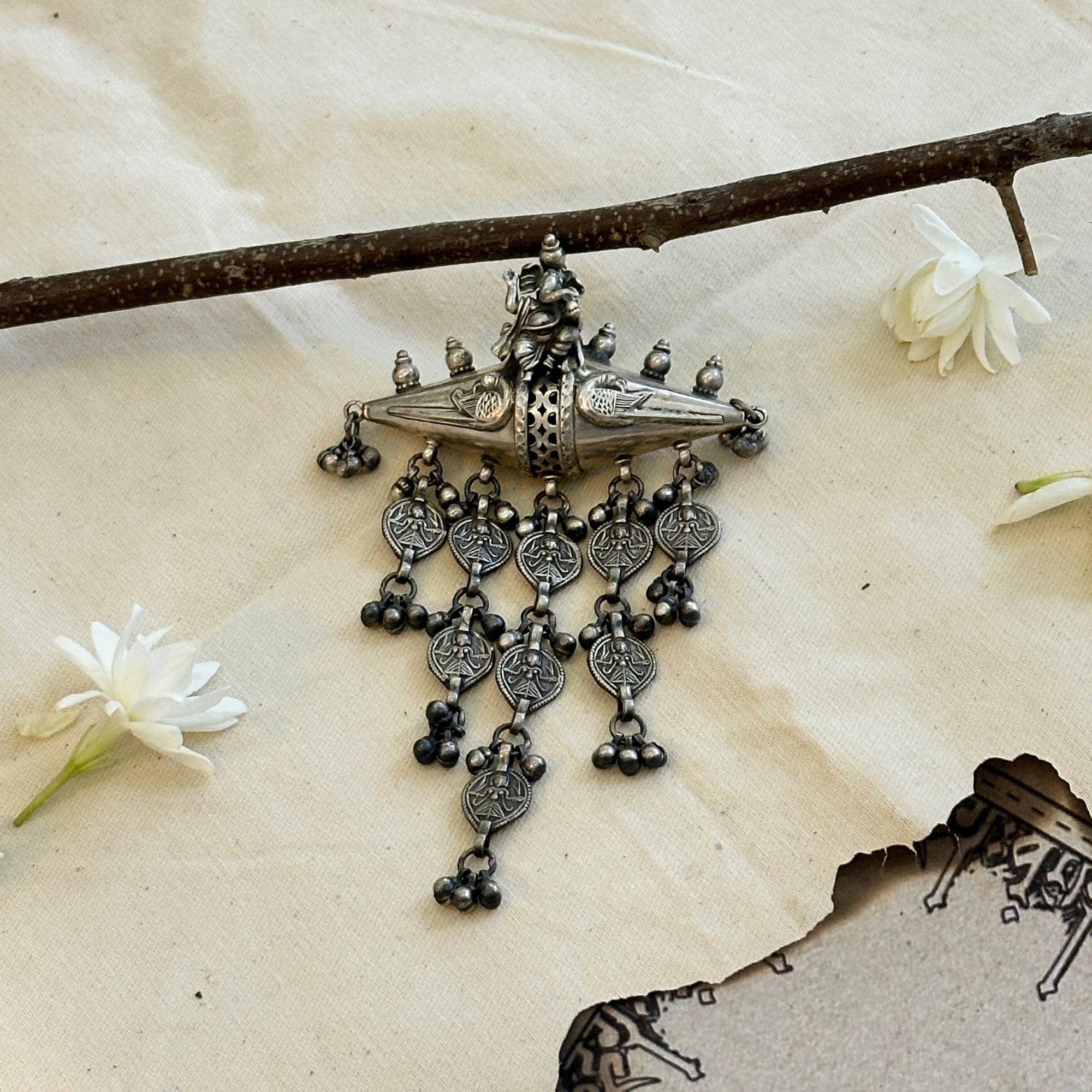 Rituja Silver 925 Traditional Pendant