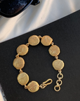 Zil 18K Gold Plated Silver 925 Bracelet