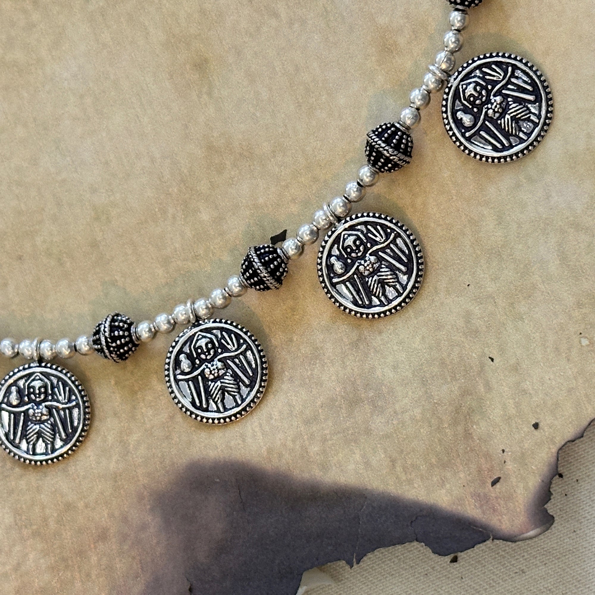 Chanakya Traditional Silver 925 Necklace