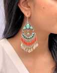 Daivey Traditional Silver 925 Earrings