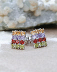 Dashiell Color Stone Earrings