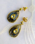 Ketan Labradorite Drop Earrings