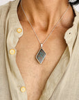 Diesel Opal Men's Silver 925 Pendant