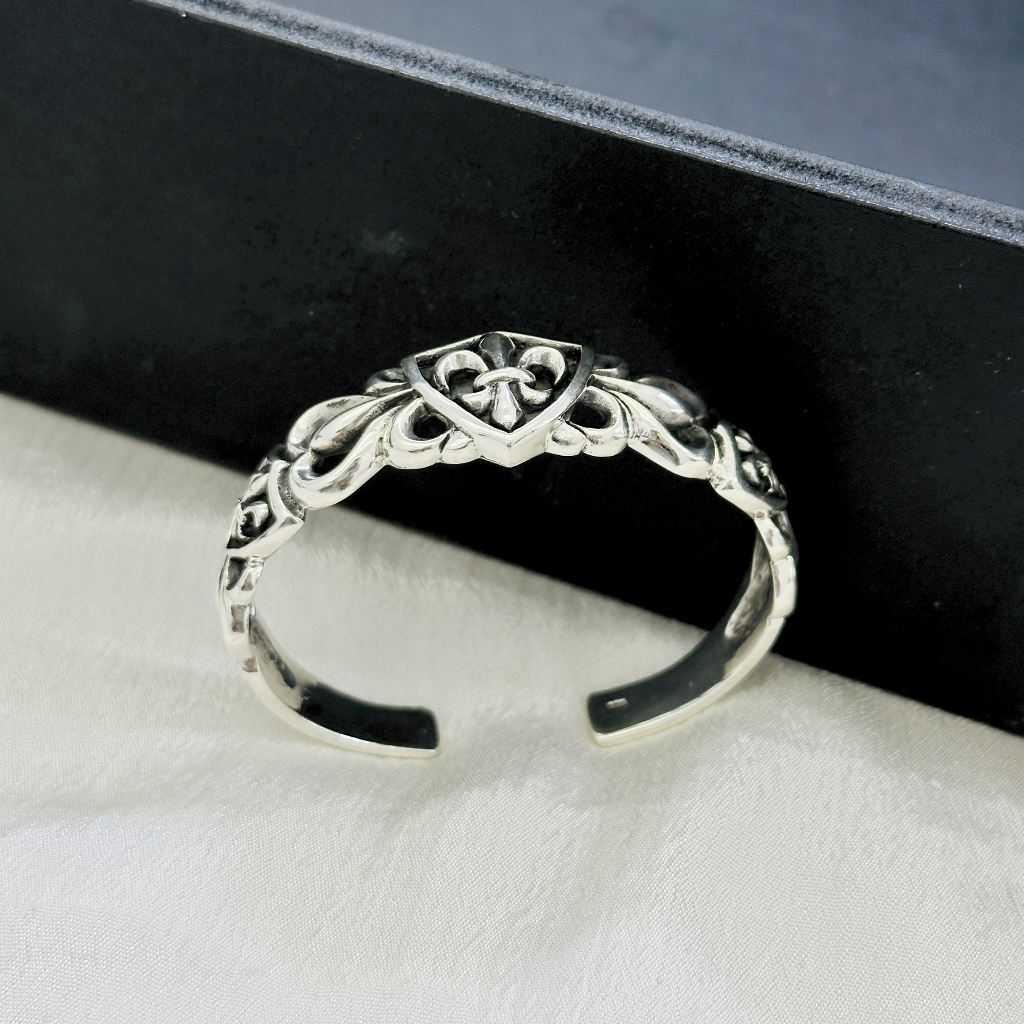 Avery Silver 925 Men's Cuff Bracelet
