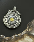 360 Rotating Silver 925 Men's Pendant