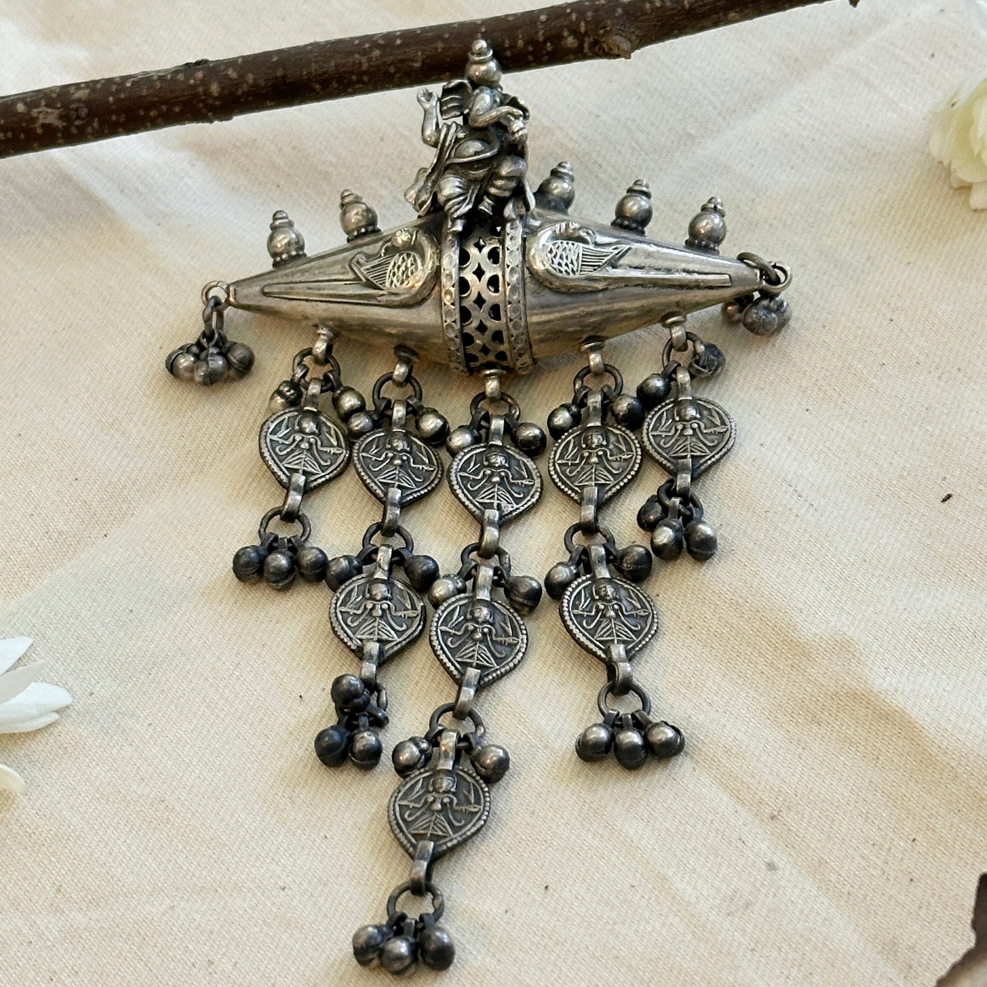 Rituja Silver 925 Traditional Pendant