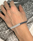 Zern Men's Zircon Silver 925 Bracelet