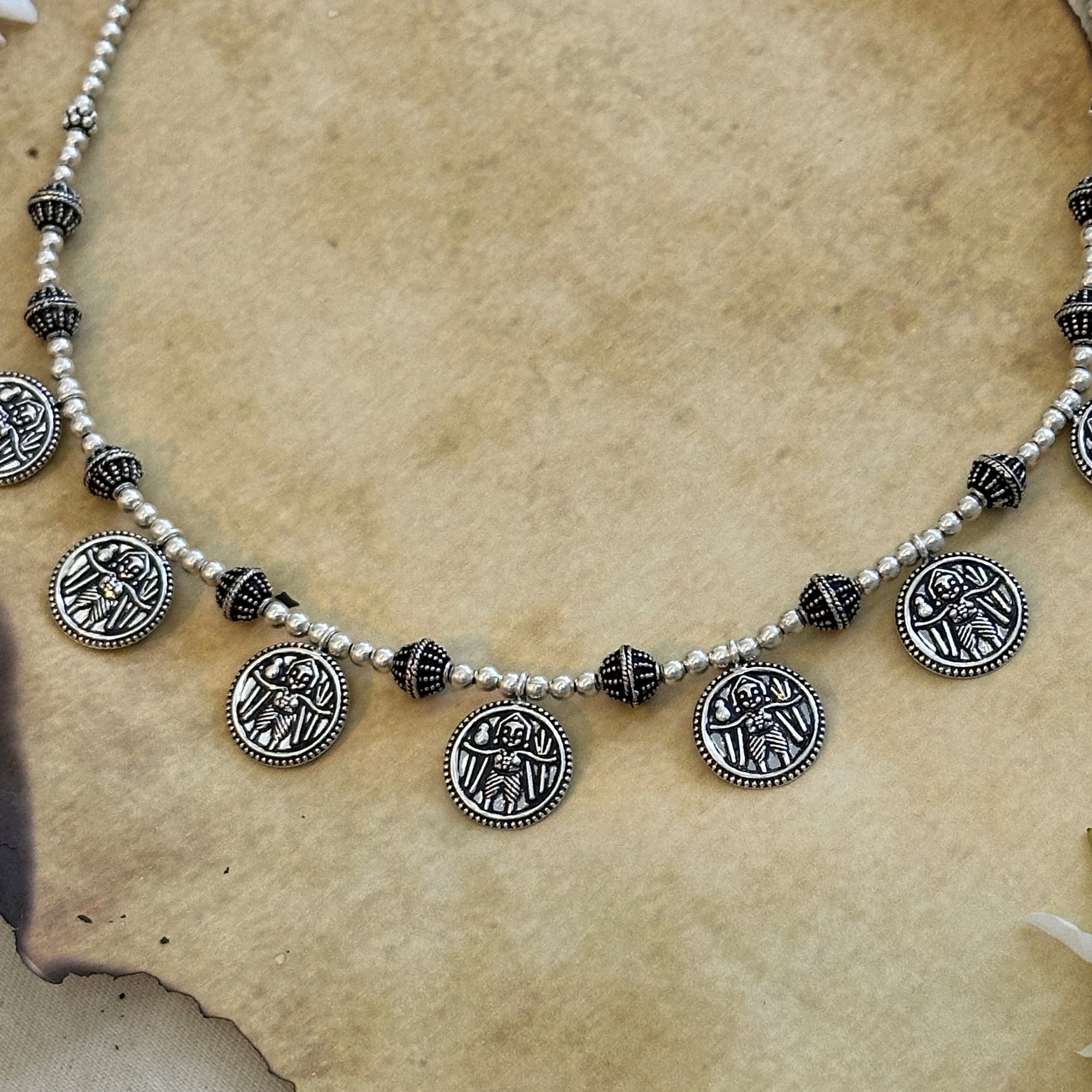 Chanakya Traditional Silver 925 Necklace