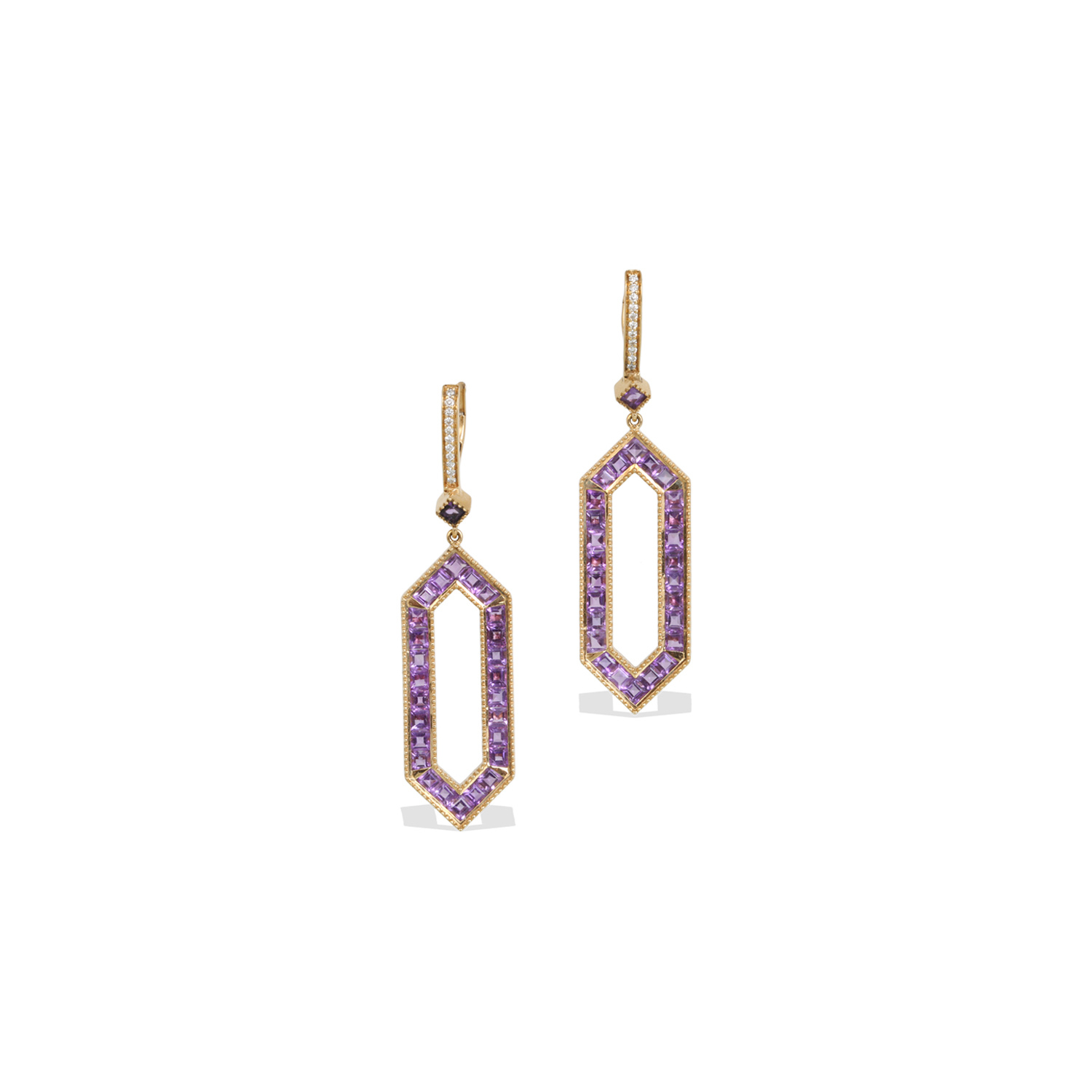 Naru Amethyst Earrings